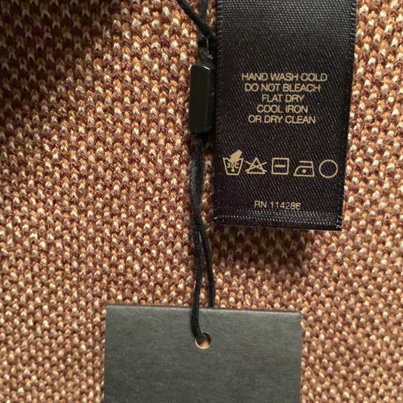 Frye women's patchwork striped poncho wrap - Picture 7 of 7